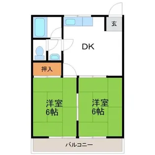 メゾン石川【1階】の間取り