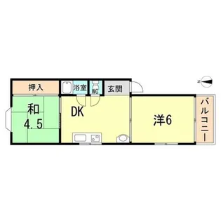 ハイムヨシダ【4階】の間取り