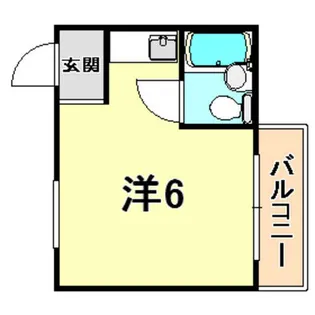 メゾン六甲【5階】の間取り