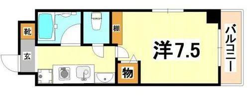 アイビスパーク【6階】の間取り