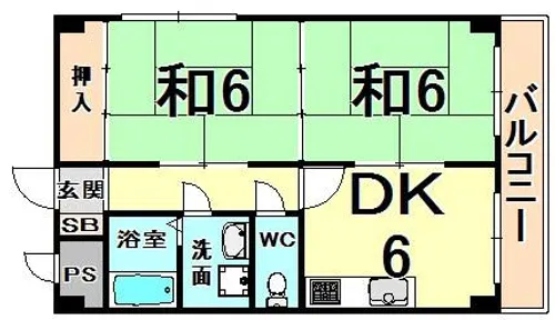 ル・シャトー【4階】の間取り