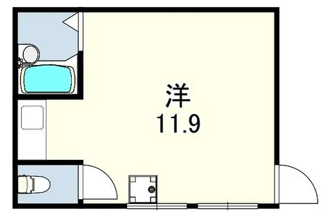 ハイツ堀田【1階】の間取り