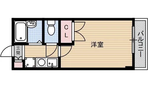 Nステーションビル【402号室】の間取り
