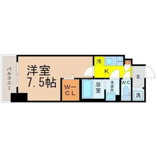 エスリード新栄プライム【2階】の間取り