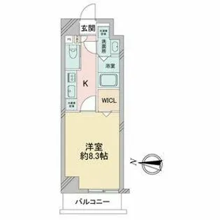 S-FORT堀田通【2階】の間取り
