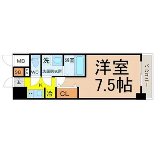 S-RESIDENCE豊国通【2階】の間取り