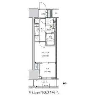 パークアクシス新栄【2階】の間取り