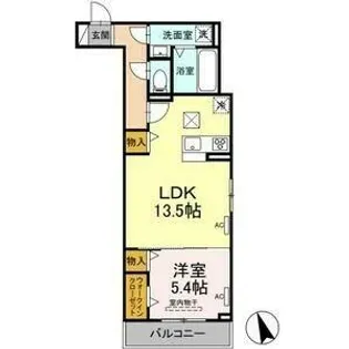 グレイス【1階】の間取り