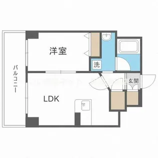 CITY SPIRE十三東【8階】の間取り
