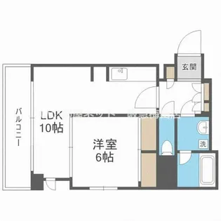 CITY SPIRE十三東【9階】の間取り