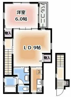 ハイツクレスト【2階】の間取り