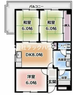 ホワイエ・アンノマエ【3階】の間取り