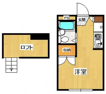 レイクサイド日根野【1階】の間取り
