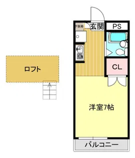 レイクサイド日根野【2階】の間取り
