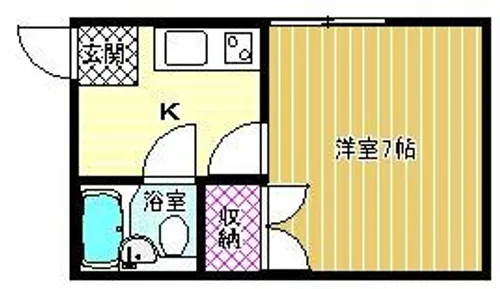 ベルメゾン【2階】の間取り