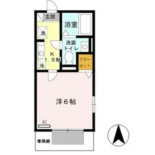 セジュールMORITA【2階】の間取り