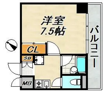 CASA K-1【2階】の間取り