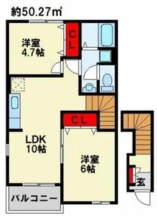 STEP Ⅰ【201号室】の間取り