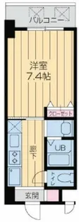 KDXレジデンス難波【8階】の間取り