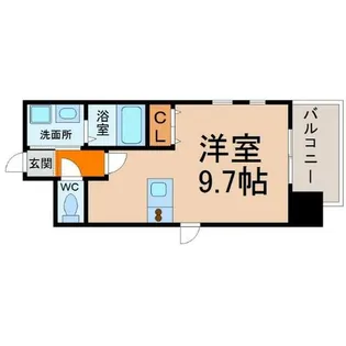 プレサンス新栄デコール【6階】の間取り
