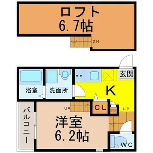 jeunesse大宮【1階】の間取り