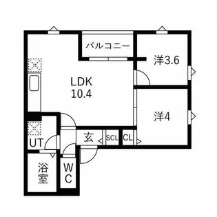 DEVELD西又兵ヱ【1階】の間取り