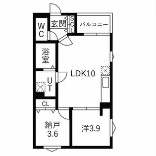 DEVELD西又兵ヱ【2階】の間取り