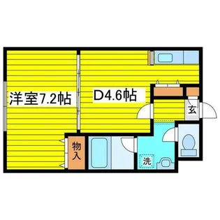 コスモ美香保【301号室】の間取り