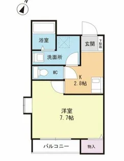 エクセル【201号室】の間取り