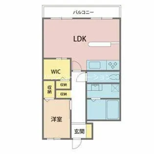 モアクール青山【4階】の間取り