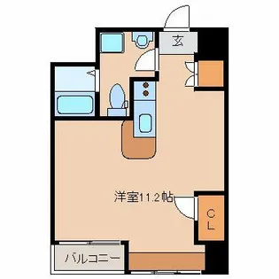 シャンブル杭瀬【7階】の間取り