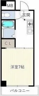 ビルアイマンション【4階】の間取り