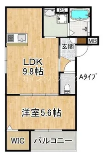 Raffine貝塚【3階】の間取り
