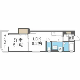 ピレーネ北条Ⅲ【1階】の間取り