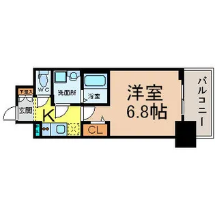 プレサンス錦プレミアム【8階】の間取り