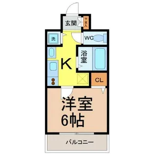 プレサンスNAGOYA桜通ビッグビート【9階】の間取り