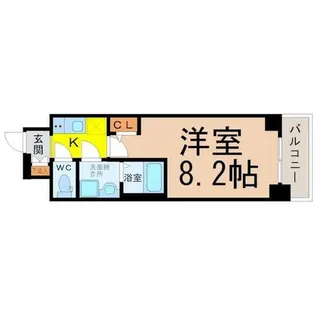 S-RESIDENCE熱田【8階】の間取り