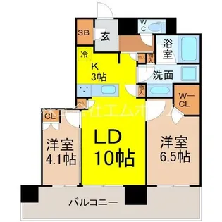 NAGOYA the TOWER【5階】の間取り
