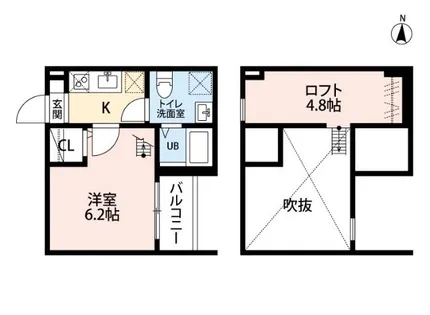 ワルキューレ【2階】の間取り