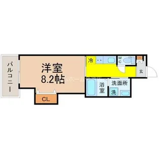 エルメディオ千種【7階】の間取り