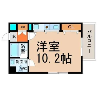 リヴシティ大須【7階】の間取り