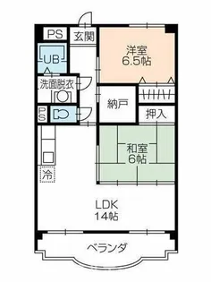 イーストパレス【2階】の間取り