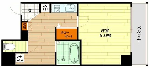 ラナップスクエア南森町【5階】の間取り