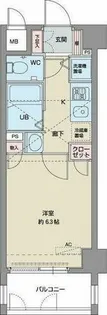 パルティール鶴舞【6階】の間取り