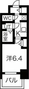 メイクス名駅南Ⅱ【5階】の間取り