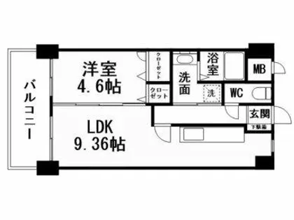 メディアパークⅡ【5階】の間取り