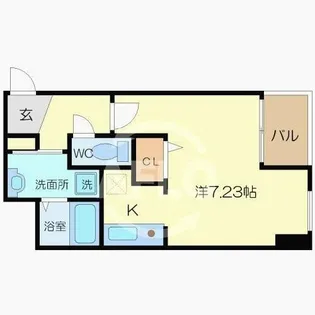 ダイドーメゾン大阪本町EAST【6階】の間取り