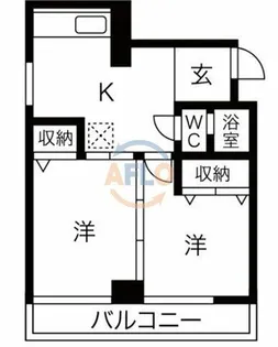 サンビラ大手前【8階】の間取り