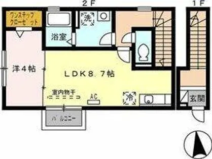 アンピア【2階】の間取り