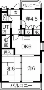 エミールII【2階】の間取り